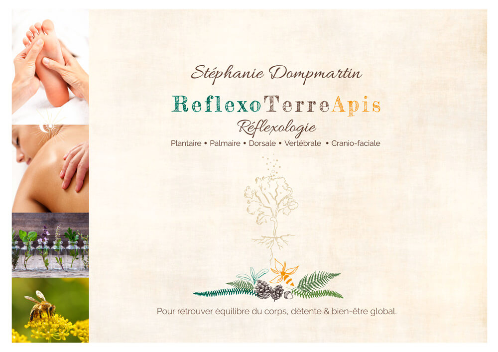 Identité Réflexologie Massage Stéphanie Dompmartin Groisy Haute-Savoie